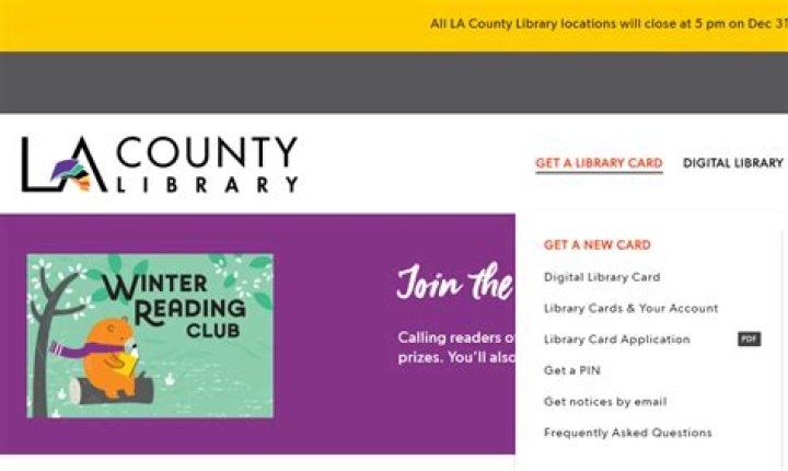 How do I get an LA County library card