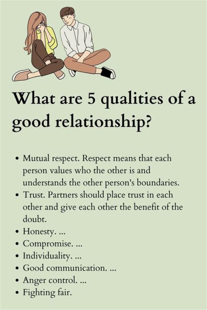 What are the fundamentals of a good relationship