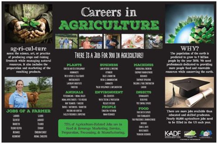 What careers are in agriculture