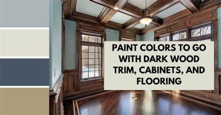 What Colour paint goes with wood furniture