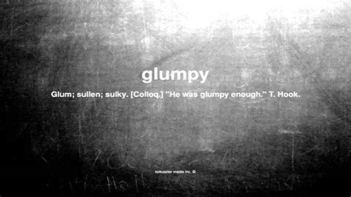 What does Glumpy mean