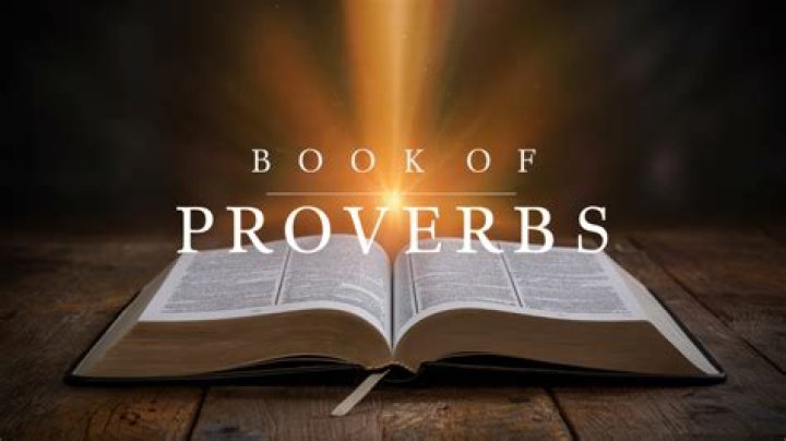 What does Proverbs mean in the Bible