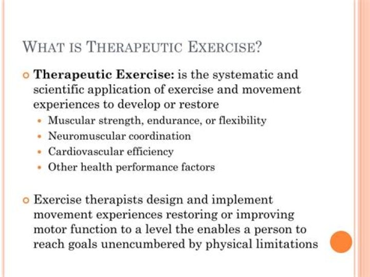 What is considered therapeutic