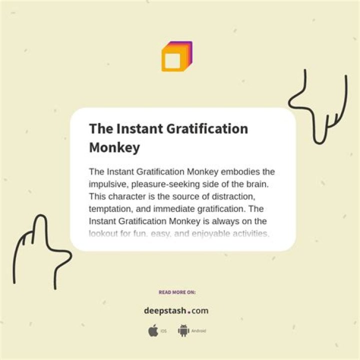 What is the instant gratification monkey