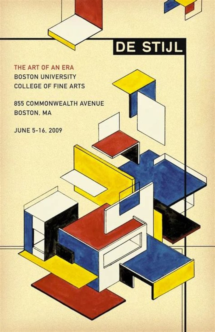 What was the goal of the Dutch artistic movement De Stijl