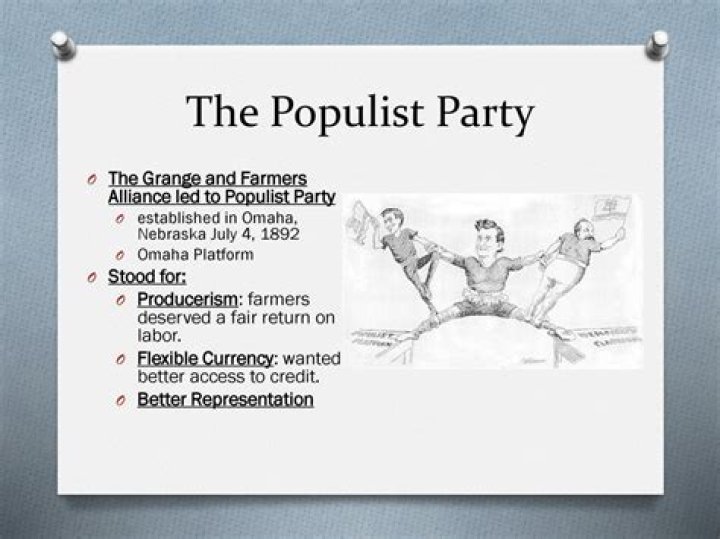Who created the Populist Party