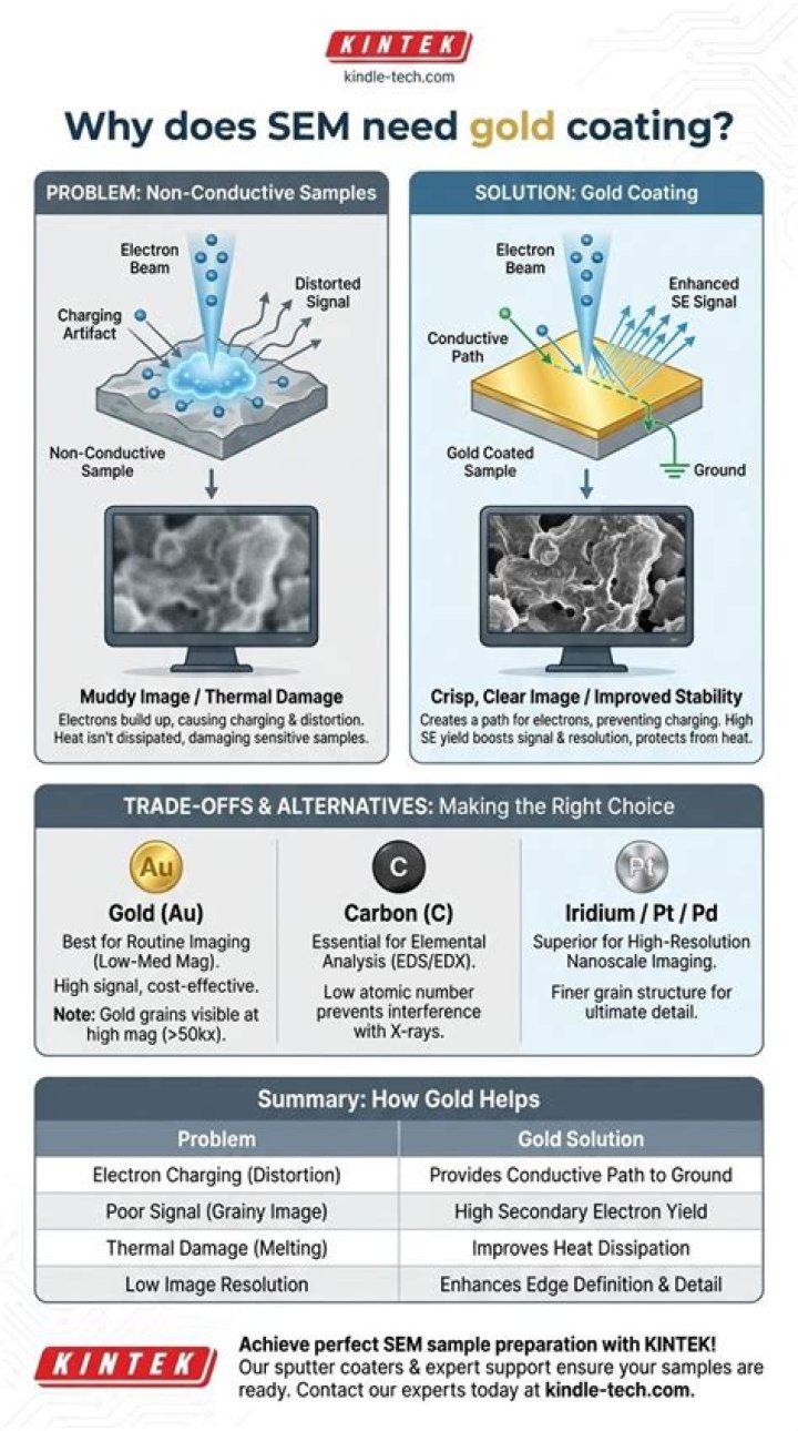 Why does SEM need coating?